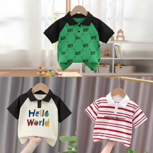 Stylish cotton Polo t-shirt combo for boys=HZ-631