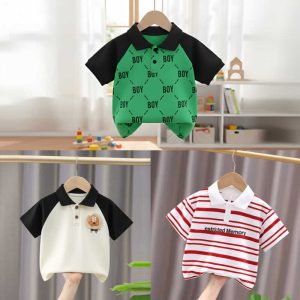 Stylish cotton Polo t-shirt combo for boys=HZ-634