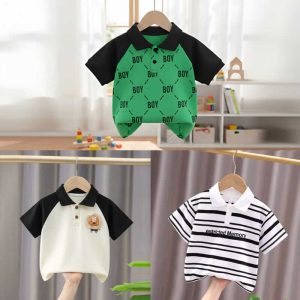 Stylish cotton Polo t-shirt combo for boys=HZ-635