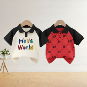 Stylish cotton Polo t-shirt combo for boys=HZ-652