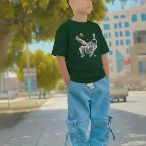 Denim Pant & DTF T-shirt set=WH-157