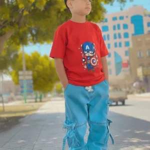 Denim Pant & DTF T-shirt set=WH-151