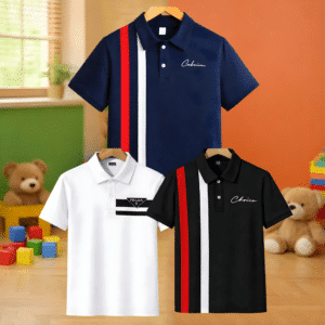 Stylish cotton Polo t-shirt combo for boys=TN-105