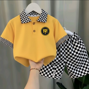 TMF-20 POLO T SHIRT PANT COMBO 2 PCS (tm-yellow)